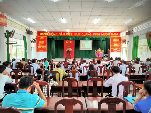 Thị xã Duyên Hải khai giảng lớp bồi dưỡng kiến thức Quốc phòng - An ninh đối tượng 4 năm 2023