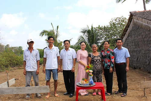 Khởi công xây dựng nhà tình thương cho hộ nghèo tại ấp Long Điền, xã Long Toàn